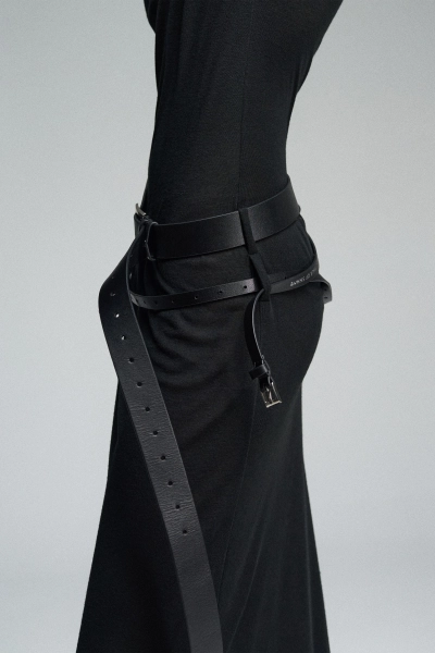 Платье-макси из тонкого трикотажа WALK OF SHAME, цвет: Черный, D156/FW2526 купить онлайн