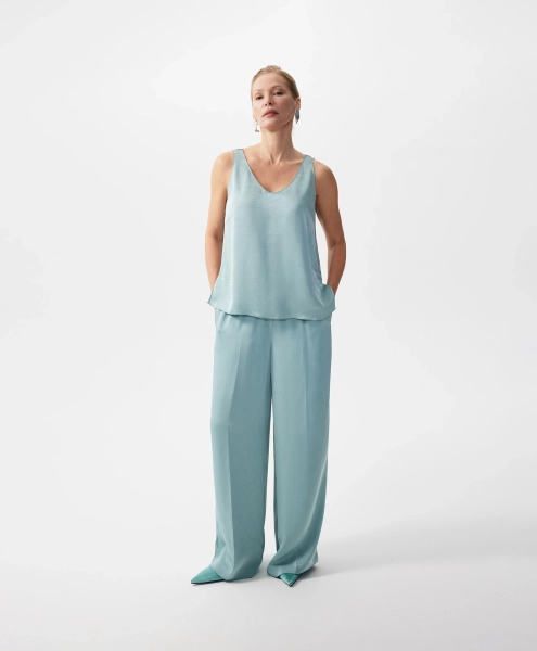 Топ прямой формы GLVR, цвет: зеленый, 126G26GAC2408 купить онлайн