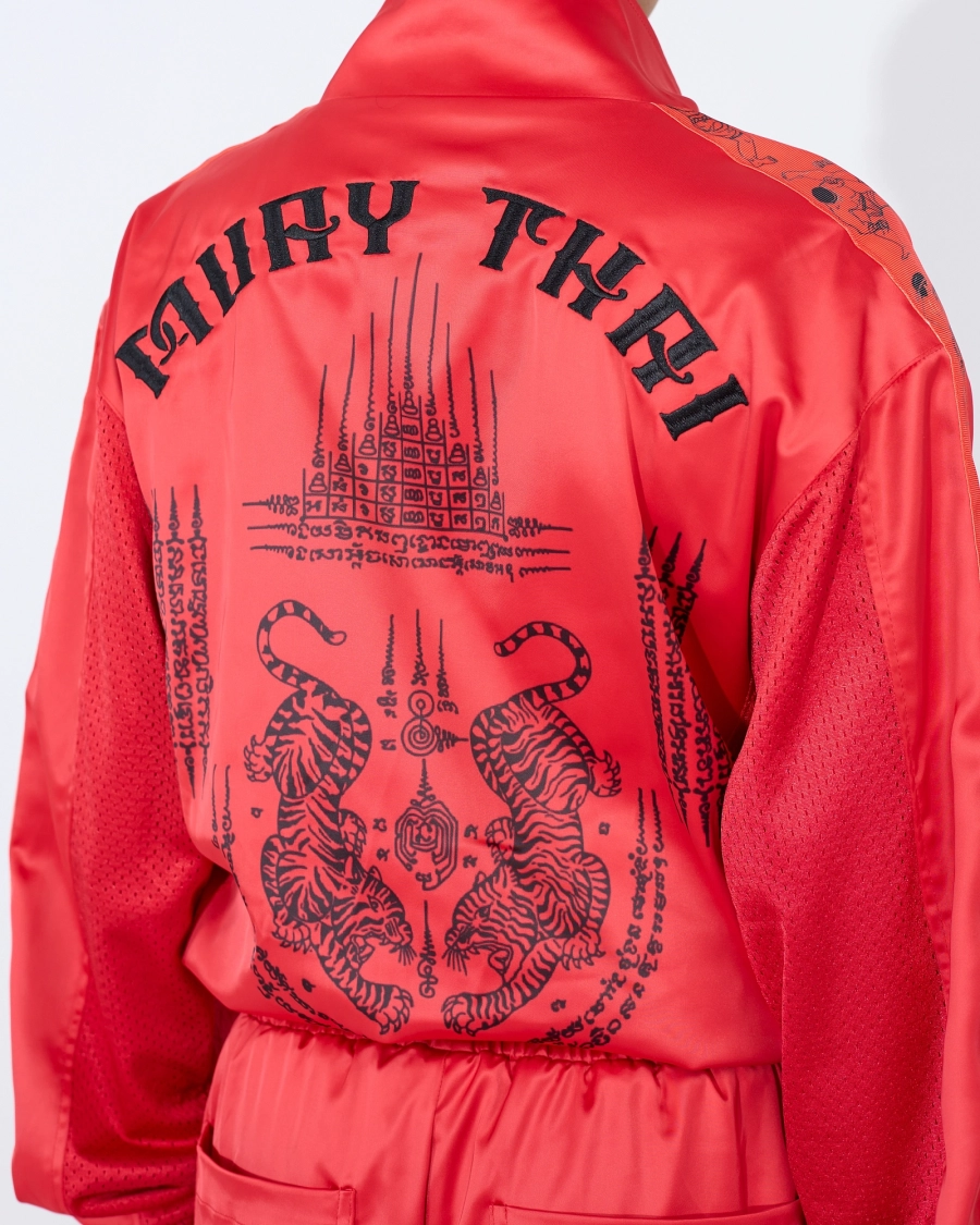 Костюм женский МУАЙ-ТАЙ ASIA ST 71, цвет: красный, Ast71.suit-Thai-w-red купить онлайн