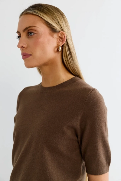 Футболка трикотажная Erist store, цвет: коричневый, НФ-00003200 купить онлайн