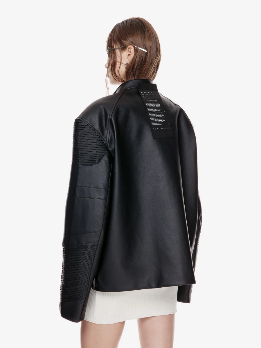 Оверсайз мотобомбер p.p.s., цвет: Черный, 1101.10.00.BLK купить онлайн