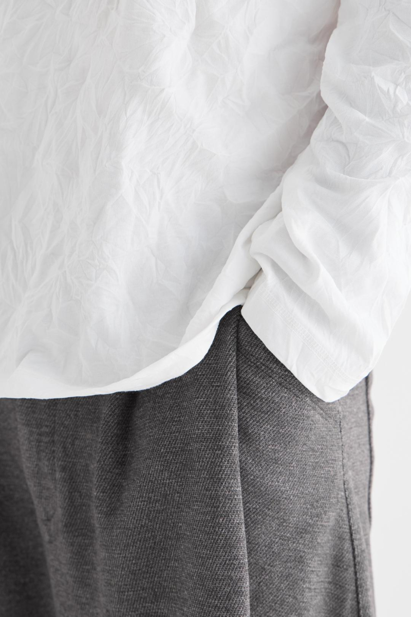 Лонгслив «Бумага» CULTBASE, цвет: белый,  купить онлайн