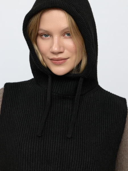 Капор Conso, цвет: Черный KHC 250307 - черный купить онлайн Капор Conso, цвет: Черный KHC 250307 - черный купить онлайн