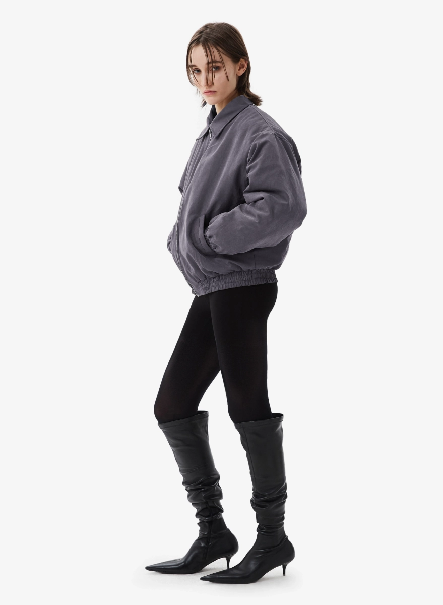 Бомбер утепленный F | ABLE, цвет: серый, BMBR-FBL-FRM-GRPHT купить онлайн