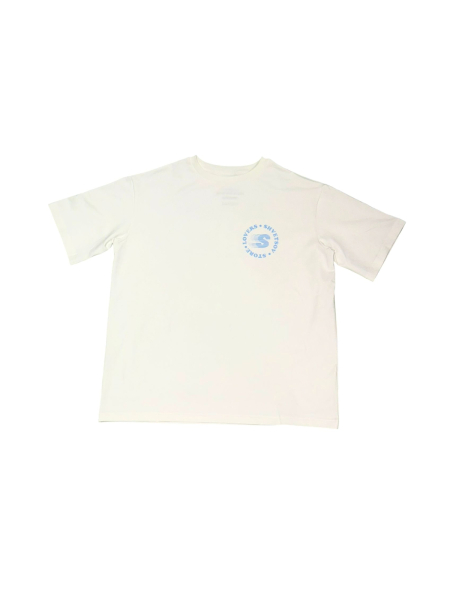 Футболка SHVETSOV STORE x LOVERS shvetsov store, цвет: бело-голубой,  купить онлайн