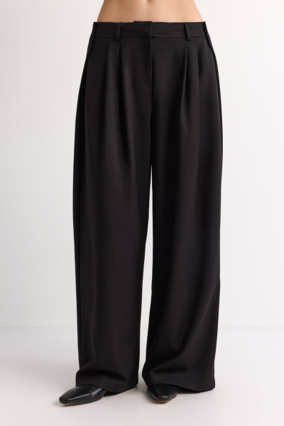 Брюки широкие с защипами TOPTOP, цвет: Черный, TTS.032.18768.900 купить онлайн