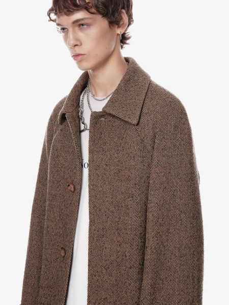 Однобортное пальто оверсайз из шерсти p.p.s., цвет: мультиколор, 1114.000.00.00.637 купить онлайн