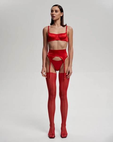 Лиф атласный YONSRU, цвет: красный YO-754 купить онлайн