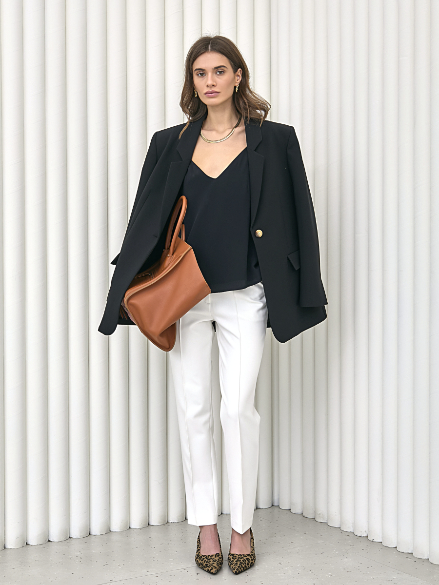 Жакет свободный I.B.W., цвет: Черный, JA018 купить онлайн