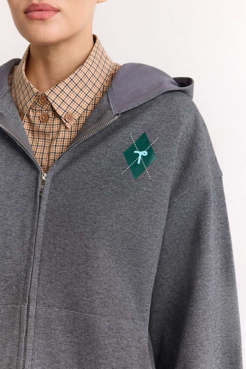 Худи с принтом TOPTOP, цвет: серый, TT.054.17841.801 купить онлайн