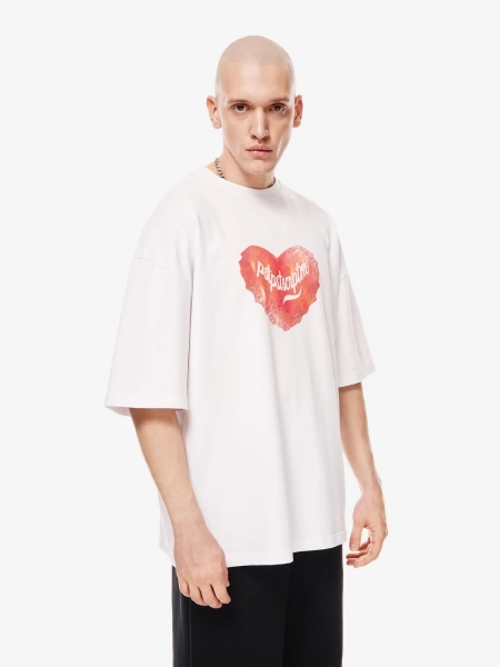 Футболка оверсайз с принтом p.p.s., цвет: белый, 1039.01.00.WTE купить онлайн
