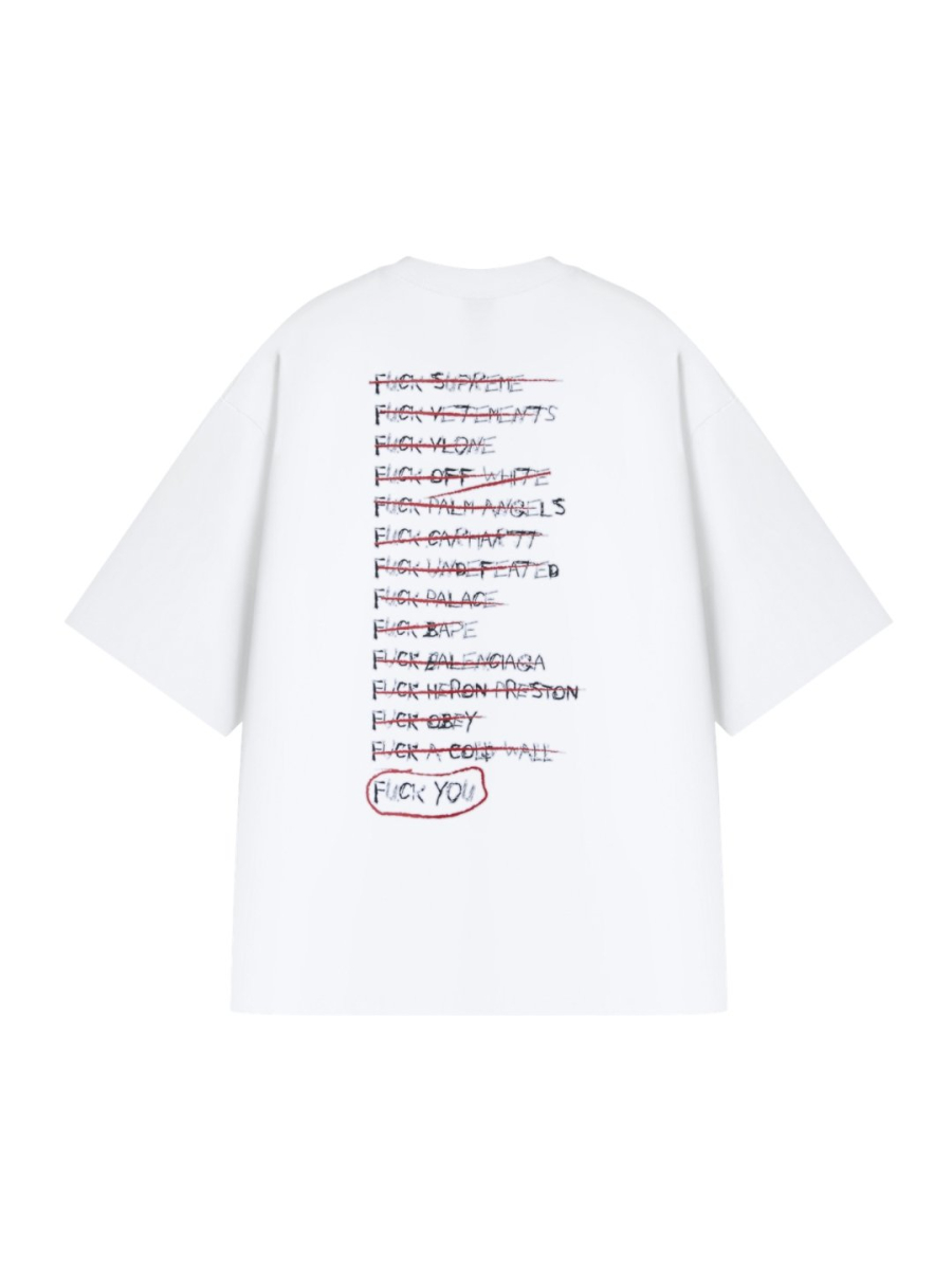 Футболка с принтом FRHT, цвет: белый, TSFCKWHT купить онлайн