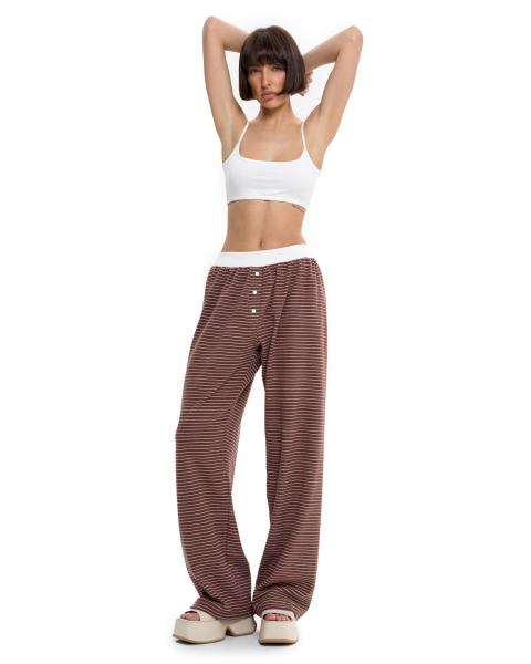 Брюки Suborbia, цвет: коричневый, 006772 купить онлайн