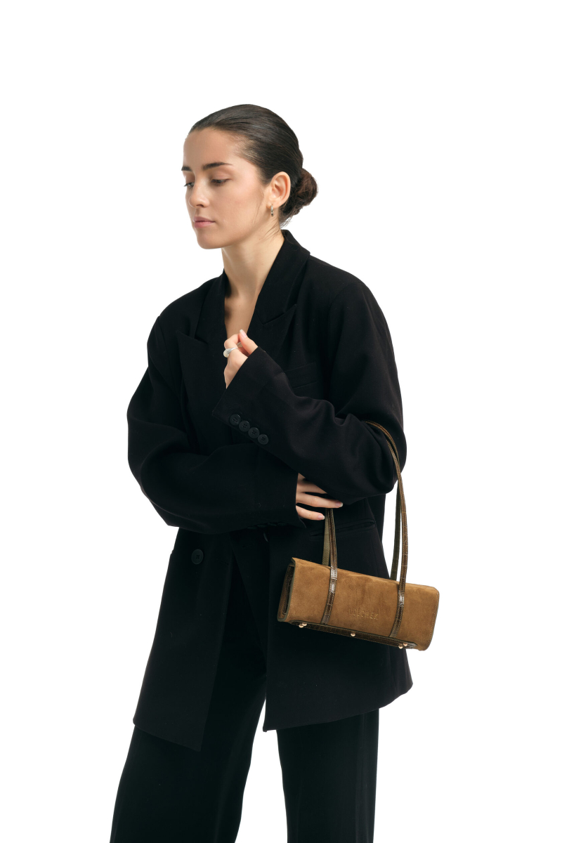 Сумка «Спаржа» мини / «Asparagus» VOLCHEK, цвет: коричневый E11 купить онлайн