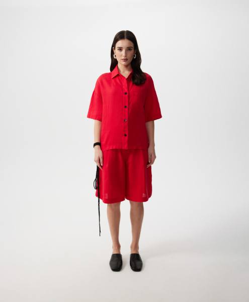 Шорты льняные