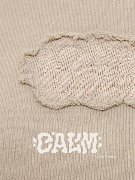 Женская футболка с принтом MUTED, цвет: кремовый, 904312.WTSH0025_Cream купить онлайн