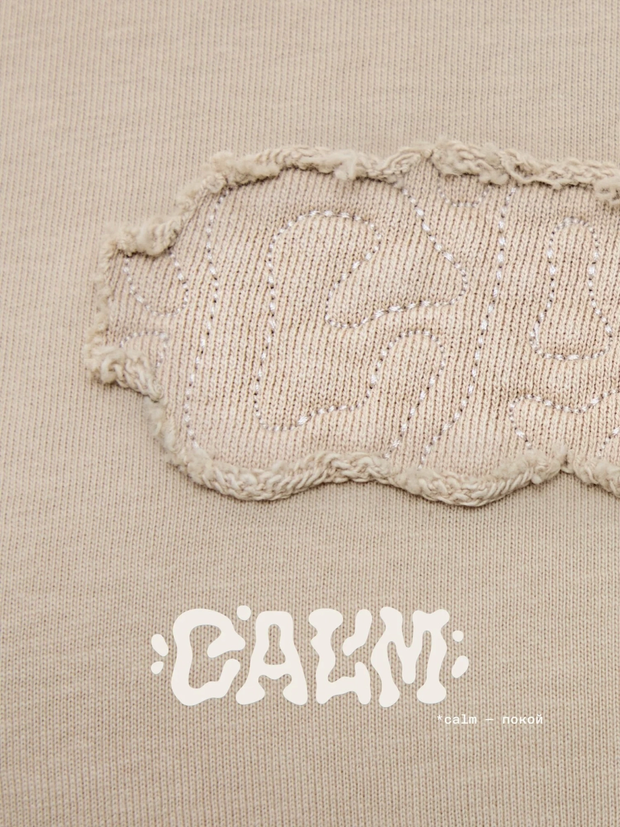 Женская футболка с принтом MUTED, цвет: кремовый, 904312.WTSH0025_Cream купить онлайн