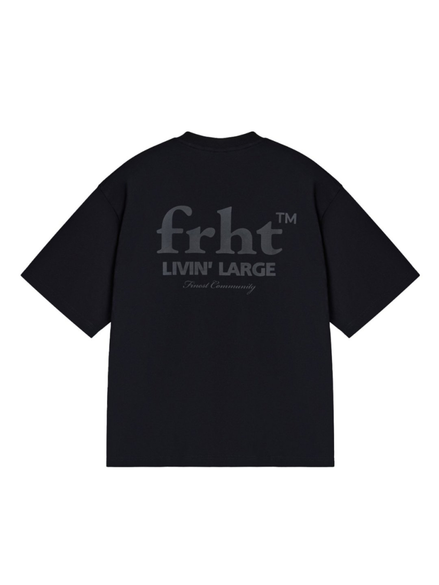 Футболка с принтом FRHT, цвет: Черный, TSLVNLBLK купить онлайн