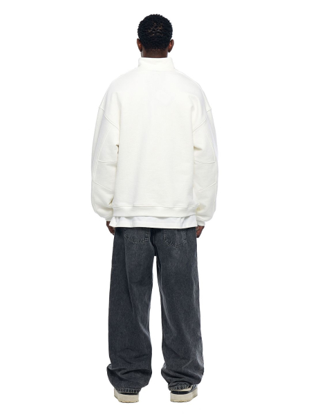 Свитшот FRHT, цвет: молочный, SWTHLFZIPMLK купить онлайн