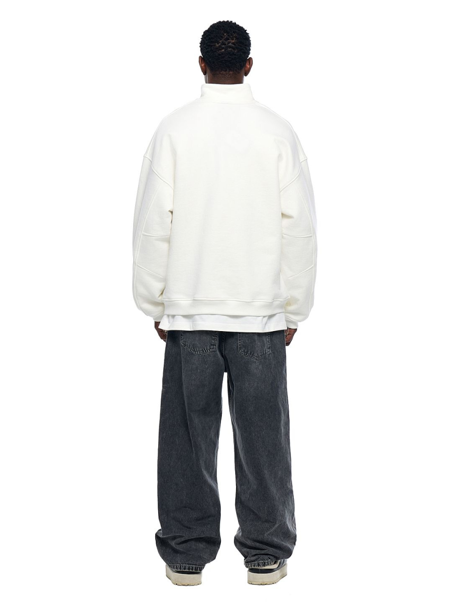 Свитшот FRHT, цвет: молочный, SWTHLFZIPMLK купить онлайн