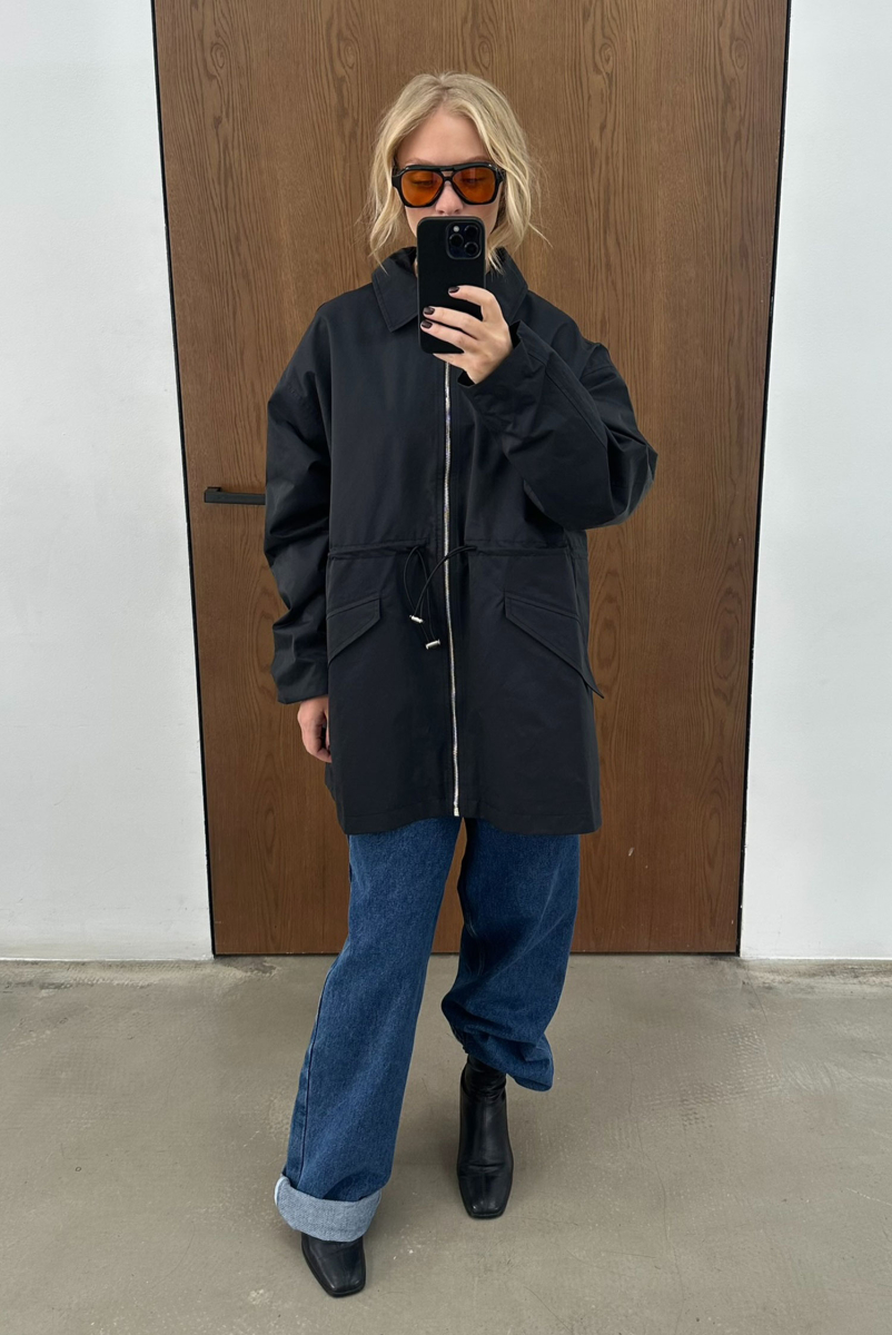 Парка на кулисе (черная) Label .B, цвет: Черный, Jc.33.4.59BLC купить онлайн