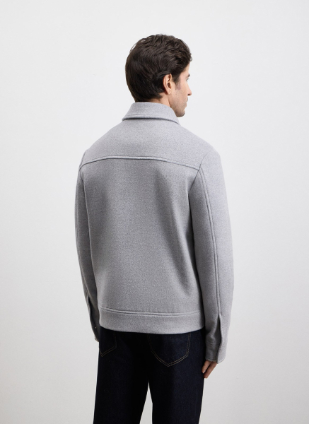 Куртка из пальтовой шерсти ALL WE NEED, цвет: серый,  купить онлайн