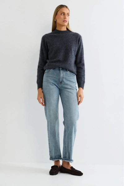 Джемпер из альпаки и кашемира Erist store, цвет: серый, НФ-00003208 купить онлайн