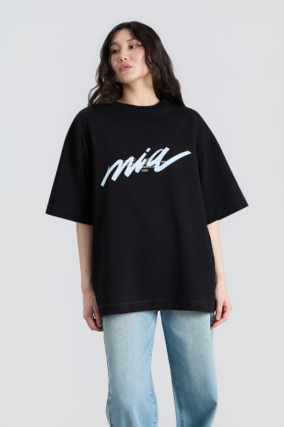 Футболка с логотипом MIA AIM, цвет: Черный, MIA380/441/LINE купить онлайн