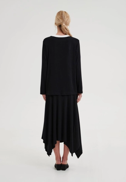 Юбка с клиньями CHUBA, цвет: Черный,  купить онлайн