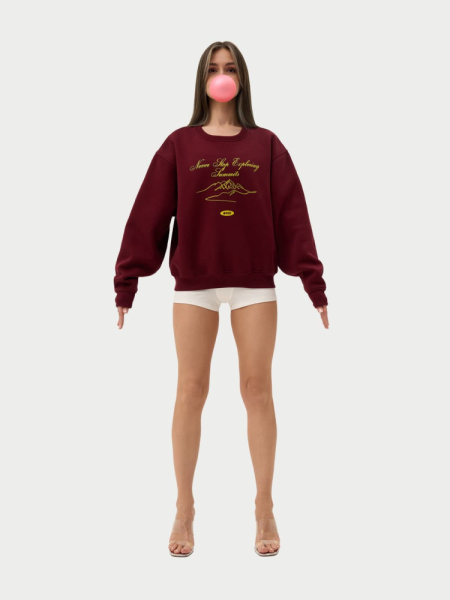 Свитшот с начесом