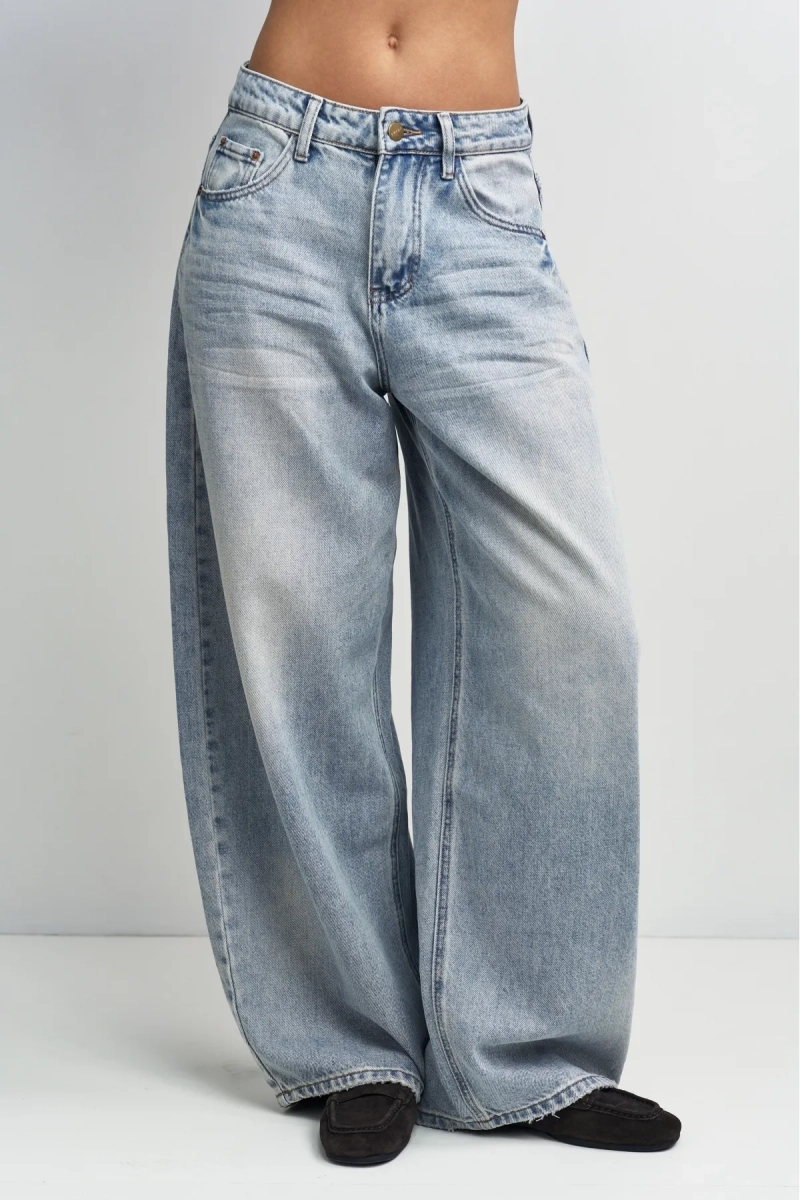 Джинсы свободные Erist store, цвет: голубой, НФ-00003300 купить онлайн
