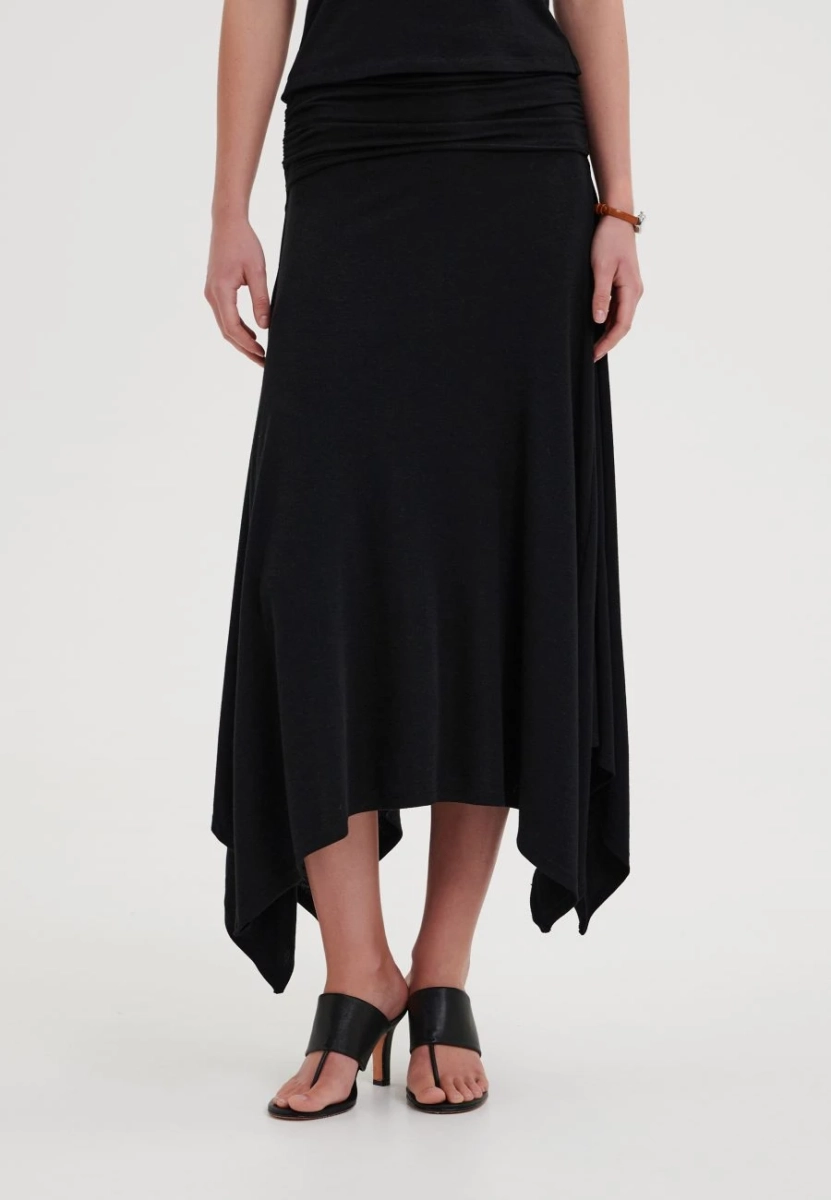 Юбка с клиньями CHUBA, цвет: Черный,  купить онлайн