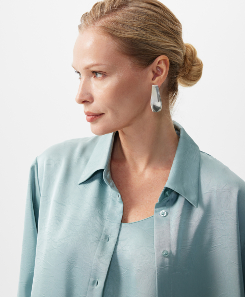 Блузка с длинным рукавом GLVR, цвет: зеленый, 126G26GAC2221 купить онлайн