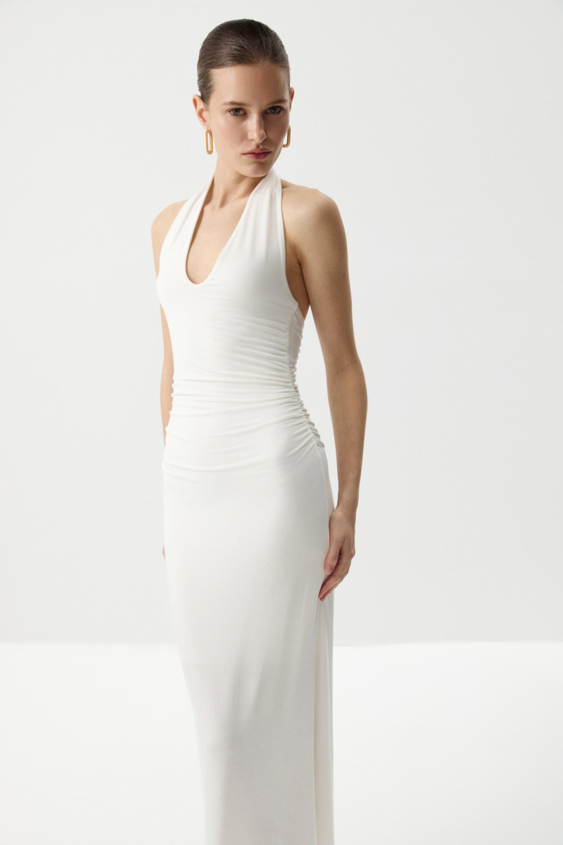 Платье с открытой спиной Charmstore, цвет: белый, 207-52965-111 купить онлайн