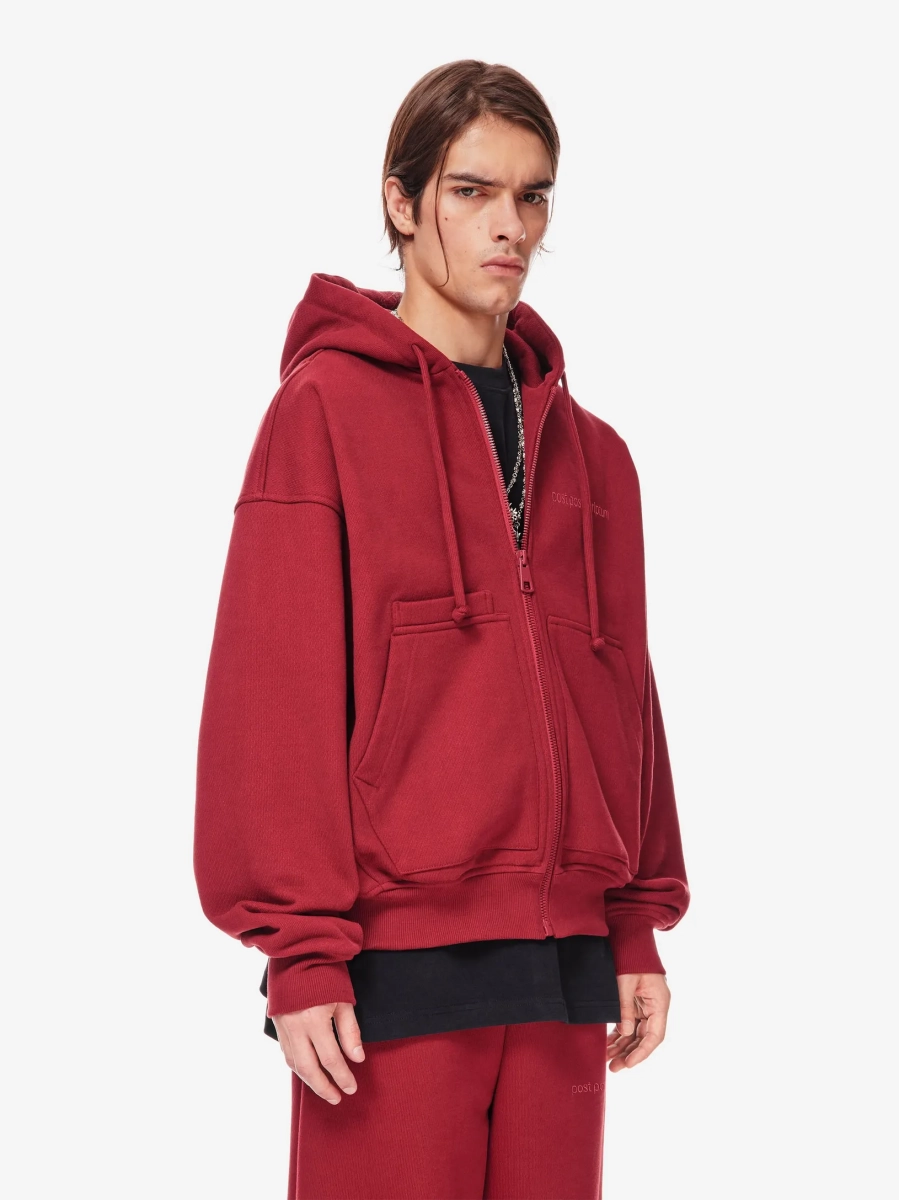 Хлопковый худи на молнии p.p.s., цвет: вишневый ликер, 0853.01.00.PNK купить онлайн Хлопковый худи на молнии p.p.s., цвет: вишневый ликер, 0853.01.00.PNK купить онлайн