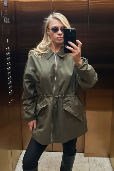 Парка на кулисе (хаки) Label .B, цвет: хаки, Jc.33.4.59KH купить онлайн