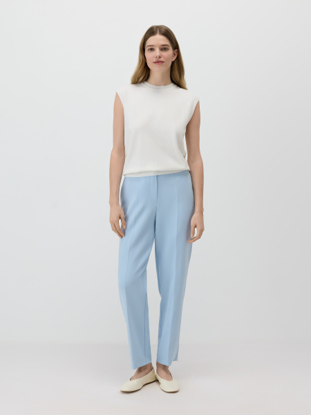 Топ из вискозы Conso, цвет: белый, KM 260721 - молочный купить онлайн