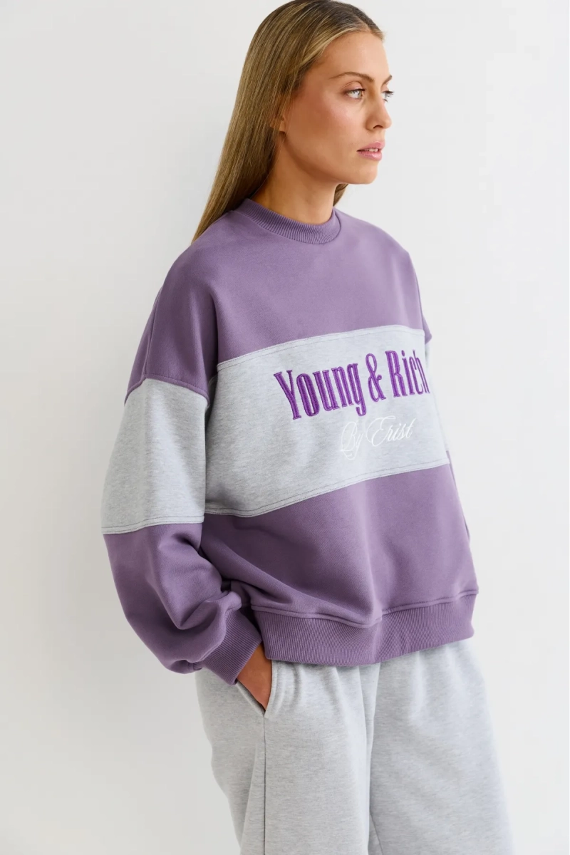 Свитшот в контрастных цветах