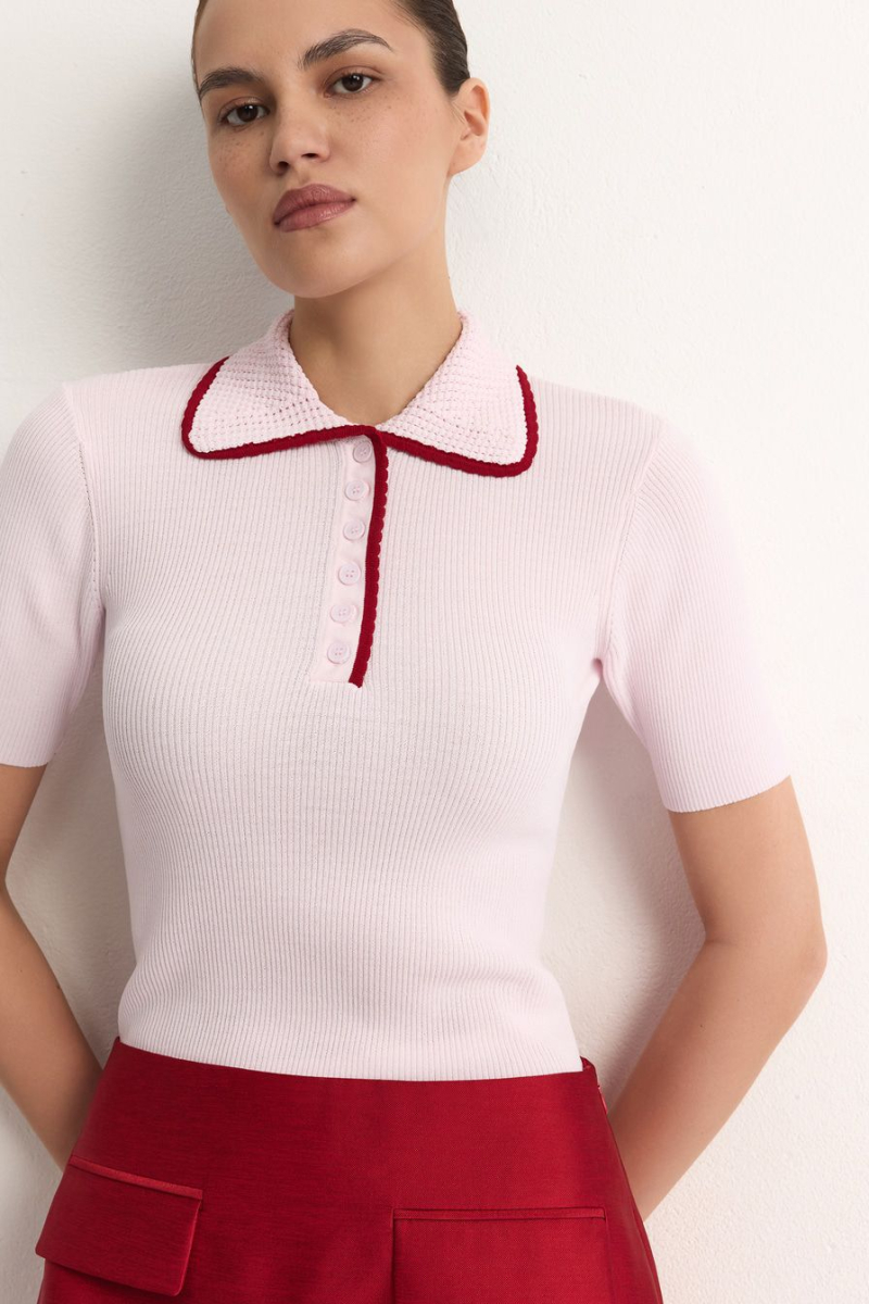 Джемпер из смесовой вискозы TOPTOP, цвет: розовый, TT.050.18841.301 купить онлайн