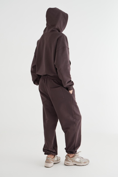 Джоггеры женские «Город» CULTBASE, цвет: коричневый,  купить онлайн