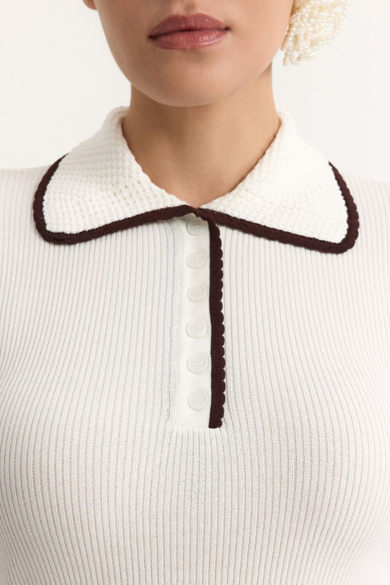 Джемпер из смесовой вискозы TOPTOP, цвет: белый, TT.050.18841.121 купить онлайн