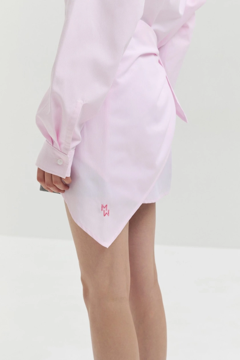 Рубашка с косынкой marte, цвет: розовый,  купить онлайн