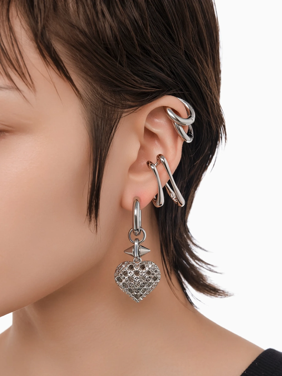 Моносерьга с сердцем RUSHEV RSHV_N25_MN4 купить онлайн