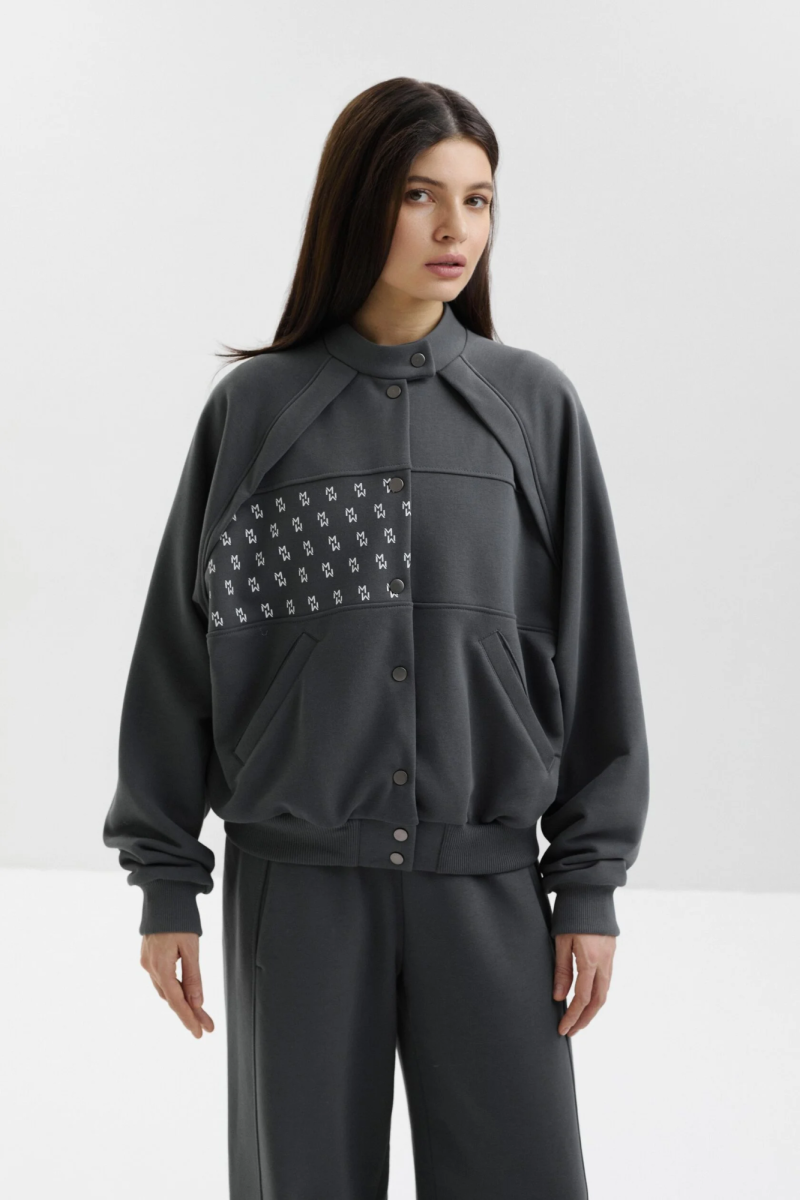 Бомбер из футера