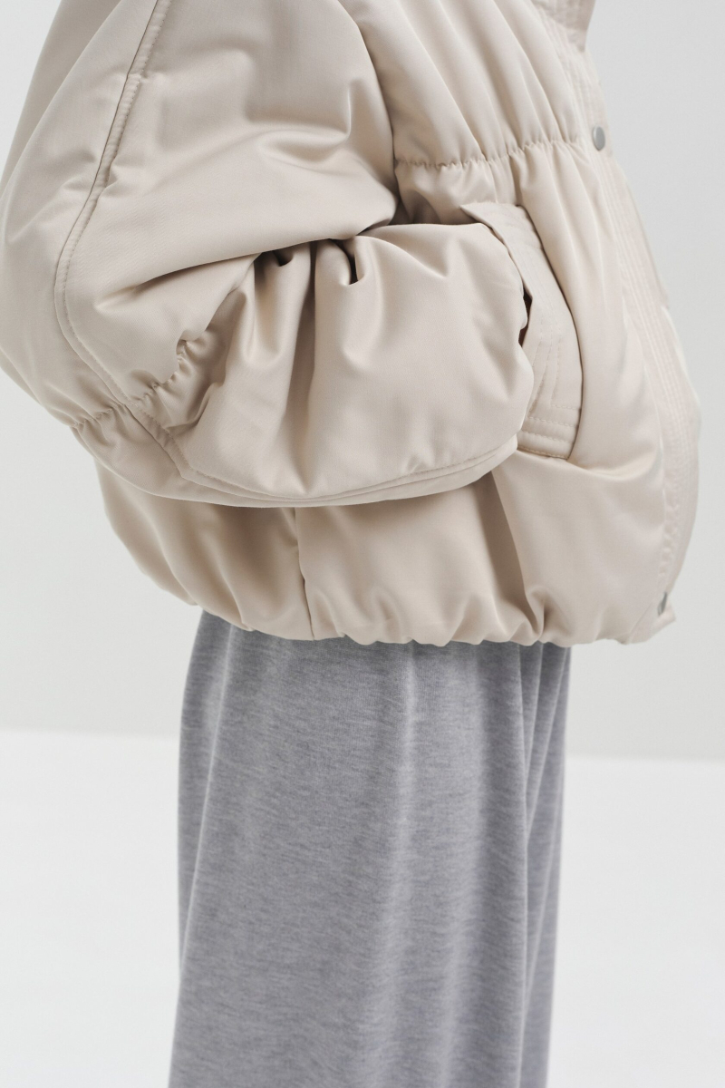 Куртка укороченная marte, цвет: бежевый,  купить онлайн