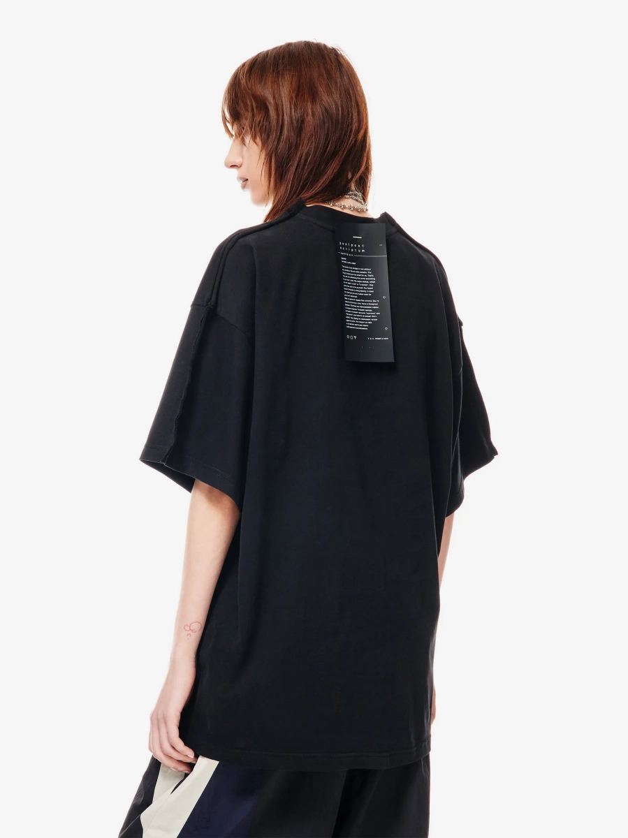 Футболка оверсайз с принтом p.p.s., цвет: Черный, 1038.00.00.BLK купить онлайн