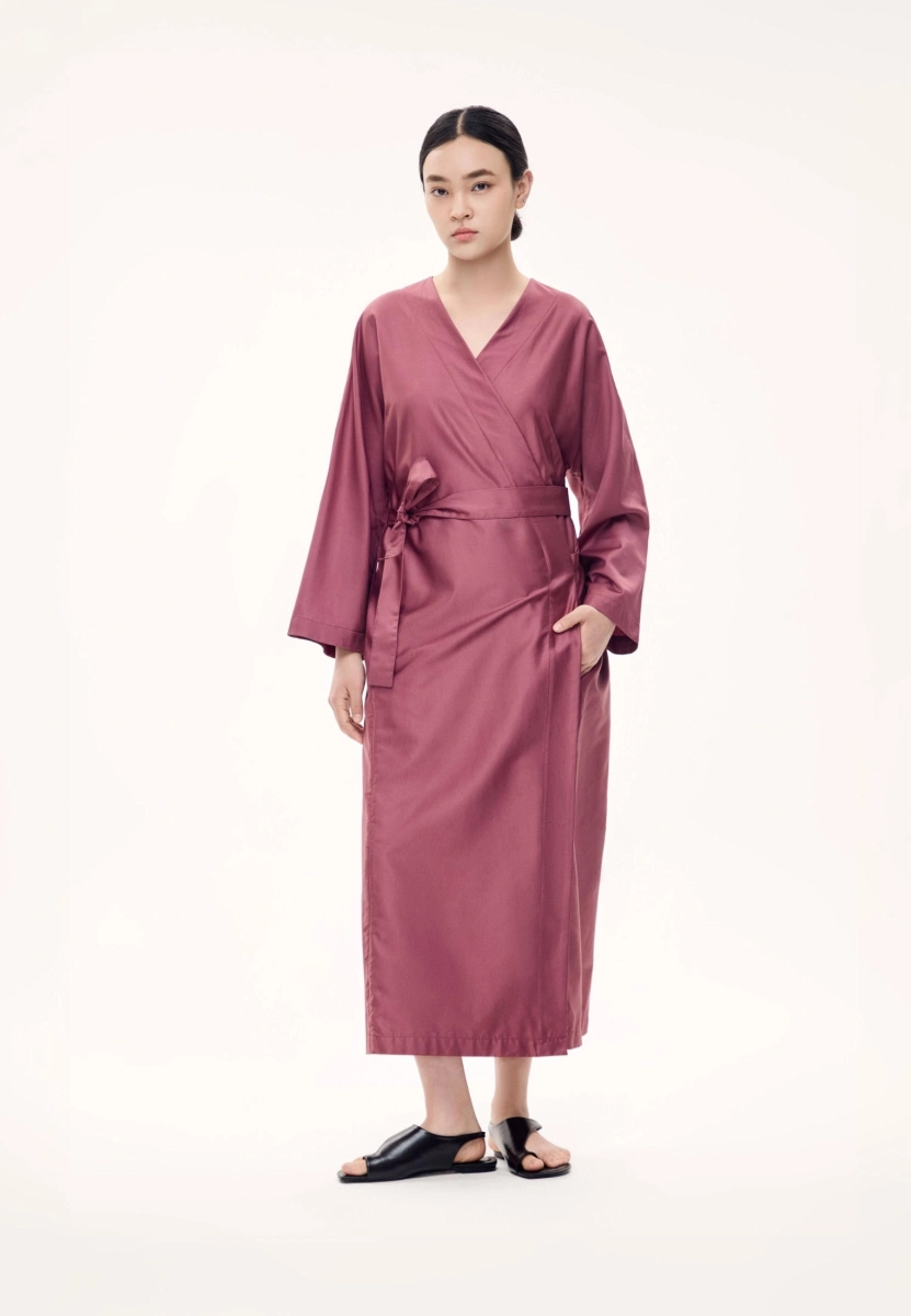Женское платье с запахом MUTED, цвет: вишня, 904737.WDRS0026_Cherry купить онлайн