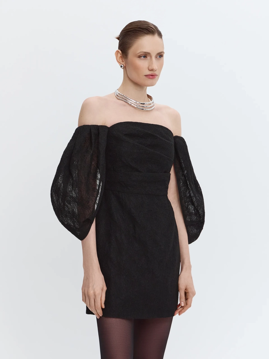 Платье из кружева ANNA PEKUN, цвет: Черный, 20.2596.900 купить онлайн