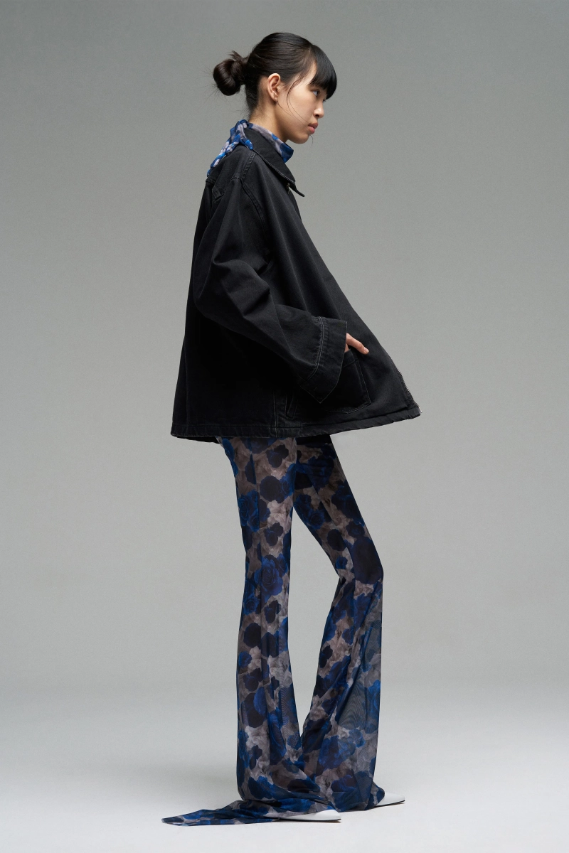 Джинсовая куртка на молнии WALK OF SHAME, цвет: Черный, DSH002/SS25 купить онлайн