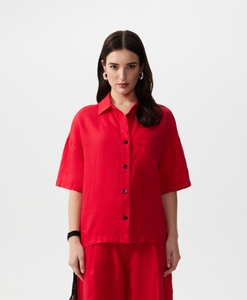 Блузка с коротким рукавом